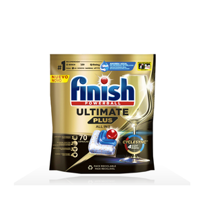 Pastillas para Lavavajillas Finish Ultimate Plus Powerball Todo en 1, Paquete de 70 (Suministro a Granel) - Product Image 3
