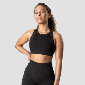 Nouvelle salle de gym personnalisé écologique femmes soutien-gorge de sport réglable Fitness impact élevé blanc Yoga soutien-gorge avec marque privée - Product Image 6