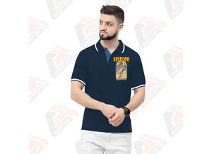 เสื้อยืดลายทางของผู้ชายที่เป็นเอกลักษณ์สำหรับเสื้อโปโลผ้าเดนิมผ้าลูกฟูกระบายอากาศทันสมัยเป็นมิตรกับสิ่งแวดล้อมสำหรับการปะติดเก๋ไก๋ในฤดูร้อน - Product Image 3