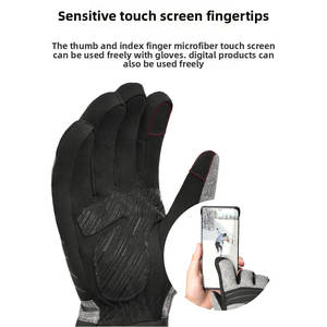 Windproof Cycling <b>Gloves</b> Bicycle Motorcycle Long Finger <b>Gloves</b> Anti-slip <b>Waterproof</b> Sports <b>Gloves</b> - Product Image 3