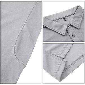 Polo de golf à manches courtes pour hommes, t-shirt de sport respirant à séchage rapide et évacuation de l'humidité pour les sports de plein air et l'entraînement - Product Image 2