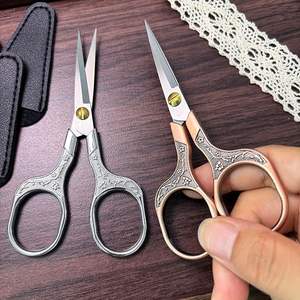 Ciseaux à sourcils et à cuticules en acier inoxydable de haute qualité pour manucure, outil de beauté, éliminateur de poils du visage, tranchant pour cils - Product Image 6