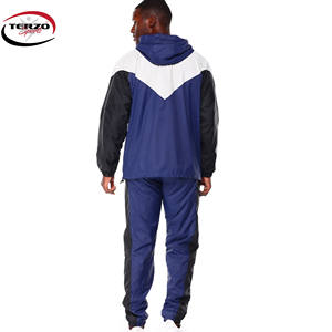 Conjunto Deportivo Personalizado de 2 Piezas para Hombre, Talla Grande, Otoño, Gimnasio, Fitness, Ecológico, Chaqueta Cortavientos de Nailon Transpirable, Chándal Estampado para Correr - Product Image 4