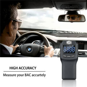 เครื่องวัดแอลกอฮอล์ในลมหายใจแบบเซลล์เชื้อเพลิง SZEEK EK912 พร้อมจุกปากสำหรับดื่มไวน์ ความแม่นยำสูง หน้าจอ VA ตอบสนองภายใน 5 วินาที บันทึกการทดสอบได้ 123 ครั้ง - Product Image 6