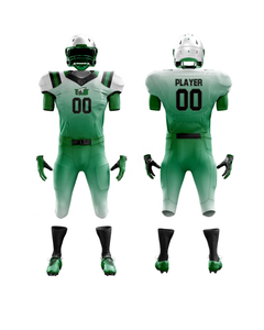 Uniformes de fútbol americano juvenil con sublimación de gradiente personalizada, ropa de práctica de poliéster 100%, conjuntos de Jersey para hombres y niños - Product Image 1