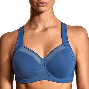 OEM Venta al por mayor Sujetador deportivo de yoga para mujer Sujetador deportivo para correr Fitness Ropa activa Sujetador deportivo para mujer Diseño y tamaños personalizados - Product Image 2