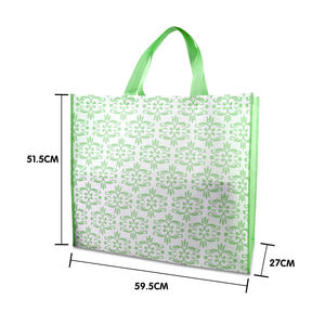 Grocery Carrying Shopping Customised Plain Tote Non Woven Bags with PP Webbing Handles for Exhibition Use - Product Image 6