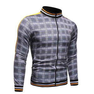 Nouveau blouson aviateur universitaire en satin à fermeture éclair complète pour hommes arrivée blouson aviateur en toile à sublimation en polyester pour hommes - Product Image 3