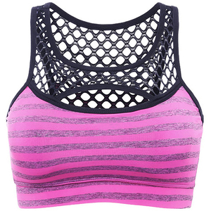KATBROS INDUSTRY Nouveau design soutien-gorge de sport sans couture à maintien moyen pour la gym et le yoga, séchage rapide, bretelles réglables, logo personnalisé, toutes saisons - Product Image 1