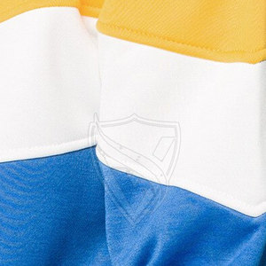 Sudadera con Capucha VA-806 para Hombre, Estilo Moderno, Ecológica, 100% Algodón, Tejido de Felpa, Estampada, 350g, Color Sólido Azul y Amarillo, Corte Regular - Product Image 4