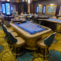 275*150*80cm Elektronischer Roulette-Tisch Amerikanisch-Europäischer Maßgefertigter Casino-Tisch Spiel