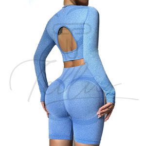 Conjunto de yoga para mujer, novedad, alta calidad, transpirable, algodón sostenible, elegante, el mejor diseño, ligero. - Product Image 4