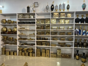 Phục vụ phụ kiện trong vàng bao gồm sang trọng chaffing món ăn với nắp máy chủ tấm đồ ăn nhẹ máy chủ standees trái cây hiển thị đứng - Product Image 6