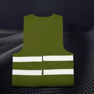 Ropa DE SEGURIDAD reflectante negra de alta visibilidad, chaleco de seguridad reflectante personalizado de alta visibilidad con bolsillos - Product Image 3