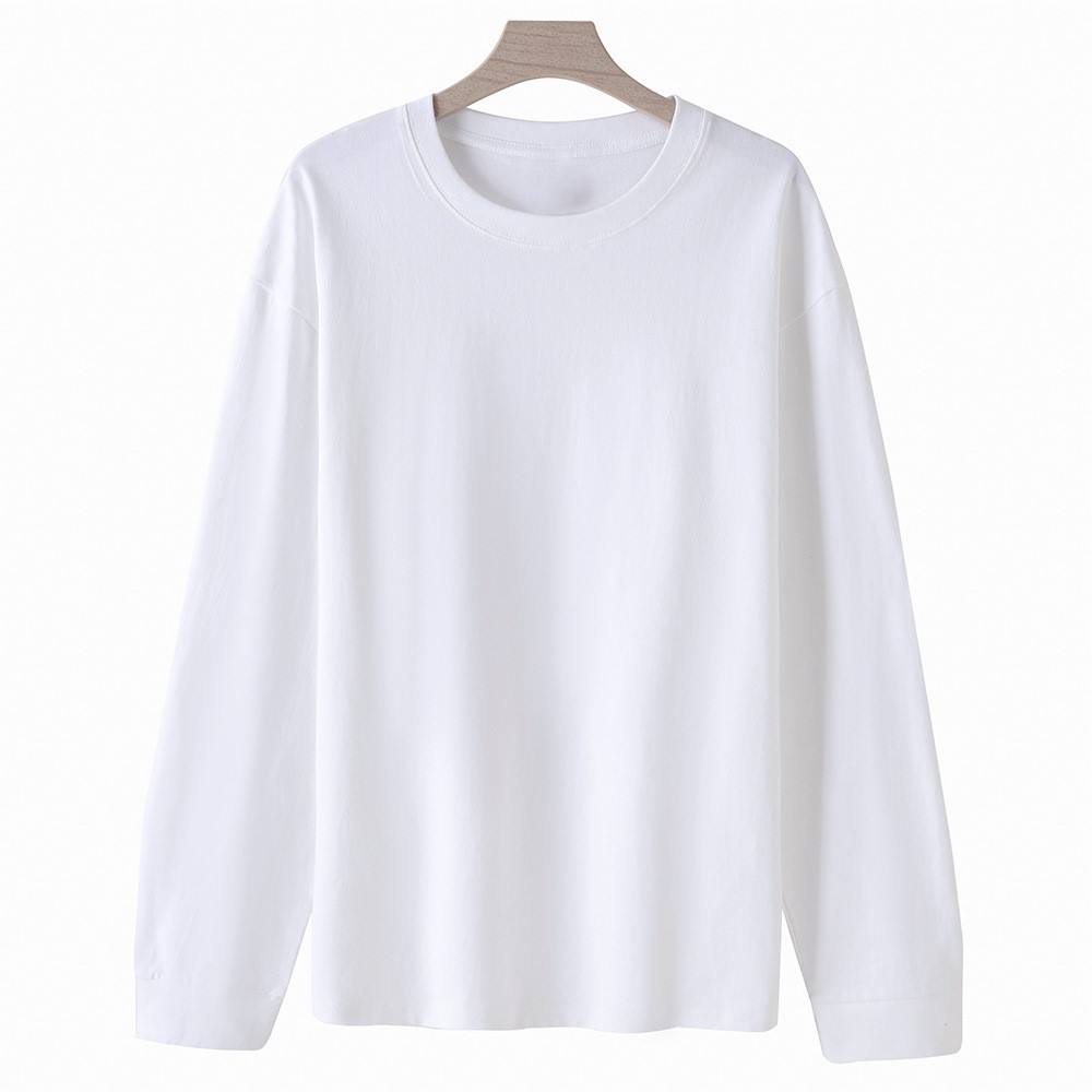 Solid Color Ribbed  White