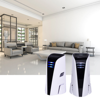 Purificateur d'air domestique portable, filtre HEPA, alimentation électrique, garantie 1 an, pièces de rechange gratuites, utilisation au bureau, fonctionnement en anglais