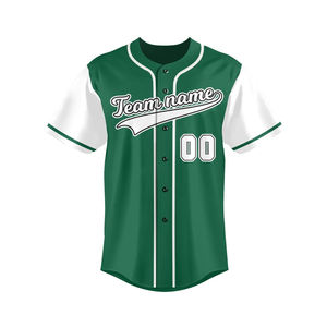 Camisetas de béisbol con impresión por sublimación personalizada de la mejor calidad para hombres, diseñe sus propias camisetas de béisbol personalizadas - Product Image 2