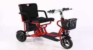 FIRST CLASS Trike électrique pliant 48v 700w double moteur Lithium, 42x22x33 pouces, MT-FOLD-TRK-700 - Product Image 3