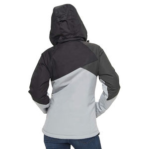 Chaqueta cortavientos con estampado de sublimación hecha a medida para mujer, chaqueta cortavientos impermeable para exteriores de Color sólido para mujer - Product Image 2