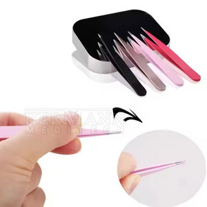 Pinzas para Cejas Antideslizantes de Primera Calidad, Acero Inoxidable Puntiagudo, Herramienta Duradera y Ligera para Depilación Precisa en Casa o en el Salón - Product Image 4