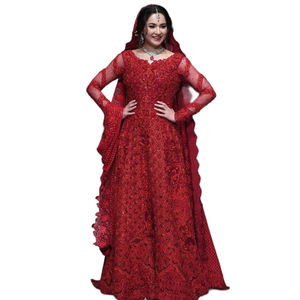 Lehenga indien de qualité supérieure, maxi, broderie lourde, tenue traditionnelle ethnique pour femmes, style pakistanais - Product Image 1