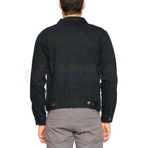 Diseña tu propio logotipo, chaqueta de mezclilla para hombre de alta calidad, nuevo estilo, chaqueta de mezclilla para hombre en grandes cantidades para venta en línea - Product Image 4
