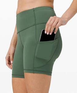 Short d'entraînement de gymnastique pour femmes taille moyenne personnalisé tissu respirant coupe-vent séchage rapide levage des fesses Yoga butin entraînement sportif - Product Image 4