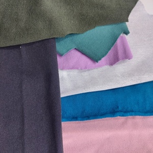 Hot Pink Color 75% algodón 20% poliéster % 5 Spandex tela de lana de dos capas al por mayor de fábrica de punto deporte Jersey ropa - Product Image 5