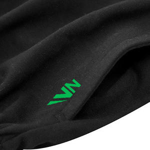 Haute qualité personnalisé vierge Cargo imprimé solide noir 100% Polyester toile haute rue écologique respirant séchage rapide survêtement - Product Image 5