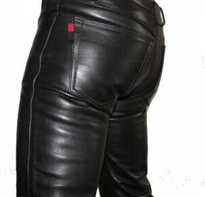 Pantalon en cuir de qualité professionnelle avec logo personnalisé pour unisexe, pour un usage quotidien - Product Image 1