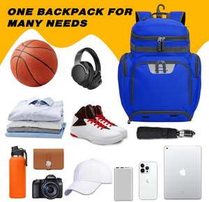 Men's Dry <b>Wet</b> Custom Logo Basketball Backpack, the Newest Style, Football Basketball Sports <b>Bag</b> - Product Image 4