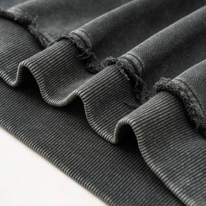 Sweats à capuche pour hommes en molleton de coton lavé à l'acide imperméable à l'eau épais brodés surdimensionnés hiver Design vierge 100% coton - Product Image 5