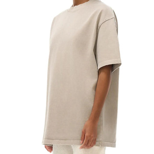 T-shirt unisexe personnalisé 2026, délavé à l'acide, 100% coton, imprimé à l'écran, 230 g/m², lourd, surdimensionné, écologique, séchage rapide - Product Image 2