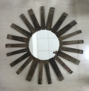Decorative Wall <b>Mirror</b> <b>Frame</b> Manufacturer | <b>Wooden</b> & Metal <b>Mirrors</b> for Home Decor | OEM ODM Export - Product Image 1