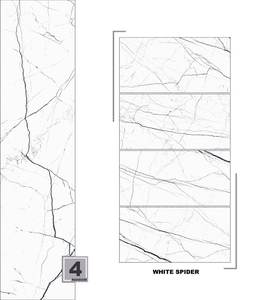 Azulejos esmaltados súper blancos Azulejos de porcelana de hotel con acabado mate para pared y suelo de baño y baño 600x1200mm - Product Image 1