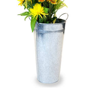 ถังโลหะชุบสังกะสีสำหรับปลูกต้นไม้กลางแจ้งและตกแต่งสวนในบ้านดีไซน์ไม่เหมือนใครออกแบบได้ตามต้องการ - Product Image 2