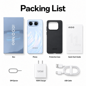 สมาร์ทโฟน <span class=keywords><strong>vivo</strong></span> <span class=keywords><strong>IQOO</strong></span> Neo 11 Ultra รุ่นดั้งเดิม ปี 2026 รองรับ 5G ชิปเซ็ต Dimensity 9500M แบตเตอรี่ 9100mAh ชาร์จไว 100W หน้าจอ 2K 144Hz AMOLED โทรศัพท์สำหรับเล่นเกม - Product Image 6