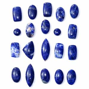 หินควอตซ์ธรรมชาติสำหรับทำเครื่องประดับ sodalite จี้สร้อยคอ - Product Image 5