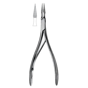 คีมปากคีบผ่าตัดแบบใช้มือเครื่องมือทางคลินิกทำจากสเตนเลสสตีล - Product Image 1