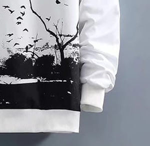 Sweat-shirts à capuche unis de haute qualité avec logo personnalisé pour hommes sweats à capuche imprimés à manches longues en polaire en coton mélangé pour hommes - Product Image 5