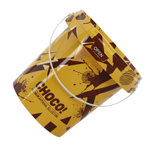 Seau d'emballage en plastique jetable de luxe résistant à l'eau DYK907 900 ML pour chocolat (qualité alimentaire) - Product Image 5