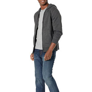 Sweat à capuche zippé en coton de haute qualité pour hommes Collection d'hiver à manches longues Offre Spéciale personnalisée Meilleur sweat à capuche de qualité pour homme - Product Image 1