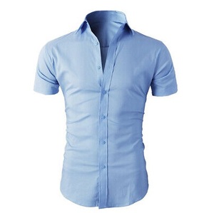 Camisa Formal de Buena Calidad para Hombre y Adulto, Camisa de Vestir Informal de Algodón y Seda Resistente a Caballeros Personalizada, Gran Oferta - Product Image 5