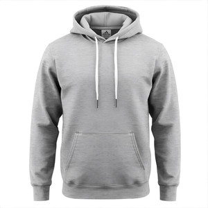 Sudadera con capucha con cordón personalizada del fabricante, sudadera polar de algodón con Capucha ajustable y opciones de impresión de logotipos OEM/ODM - Product Image 5