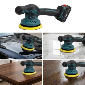 Râpeuse électrique sans fil 21V, moteur sans balais, batterie lithium-ion, 150 mm, 8 vitesses, ponceuse pour surfaces en bois - Product Image 3