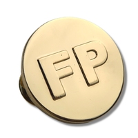 Broche en or personnalisée Broches en métal Or Lettre Broches Broches Ensembles de broches