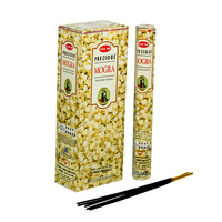 BÂTONS D'ENCENS HEM PRECIOUS MOGRA-6 BOÎTES HEXA (20 BÂTONS DANS CHAQUE BOÎTE HEXA) = 120 BÂTONS