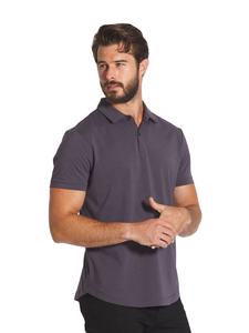 Vente en gros de tissus anti-boulochage personnalisés pour hommes Polo Tissu écologique en toile à motif solide et respirant à séchage rapide Offre Spéciale - Product Image 2
