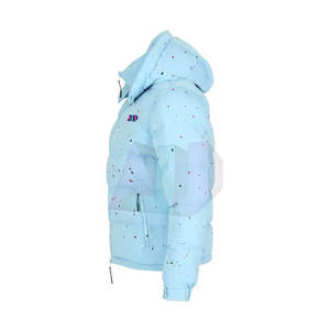 Chaqueta de Invierno Acolchada con Capucha para Hombre, de Primera Calidad, Térmica, con Dobladillo Ajustable, Transpirable, Resistente al Viento, Personalizable en la Parte Delantera - Product Image 3