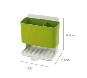 Organizzatore ordinato lavandino multicolore sottile per la soluzione di stoccaggio di spazi di cucina compatta per piccole cucine - Product Image 4